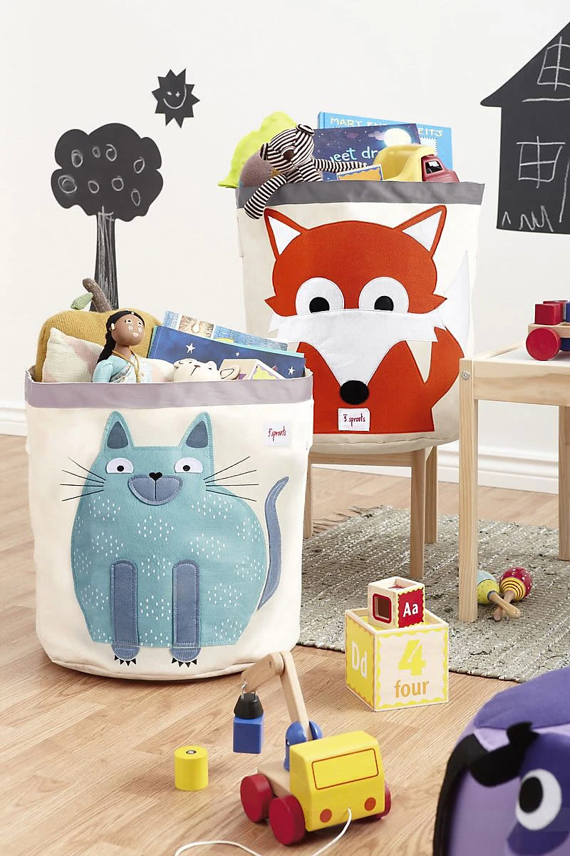 3 Sprouts Aufbewahrungskorb Faltbar, Katze, 45 X 43 Cm – Bild 2