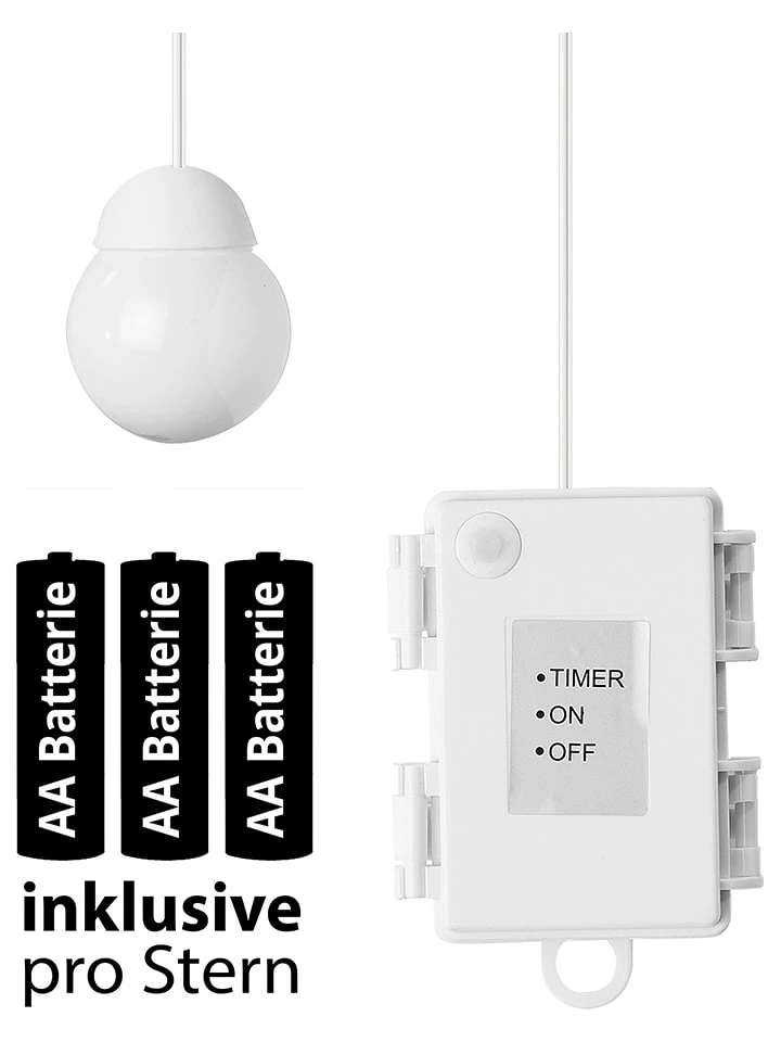 AMARE 2er-Set: LED-Dekoleuchten In Grau/ Gelb - Ø 27 Cm – Bild 2