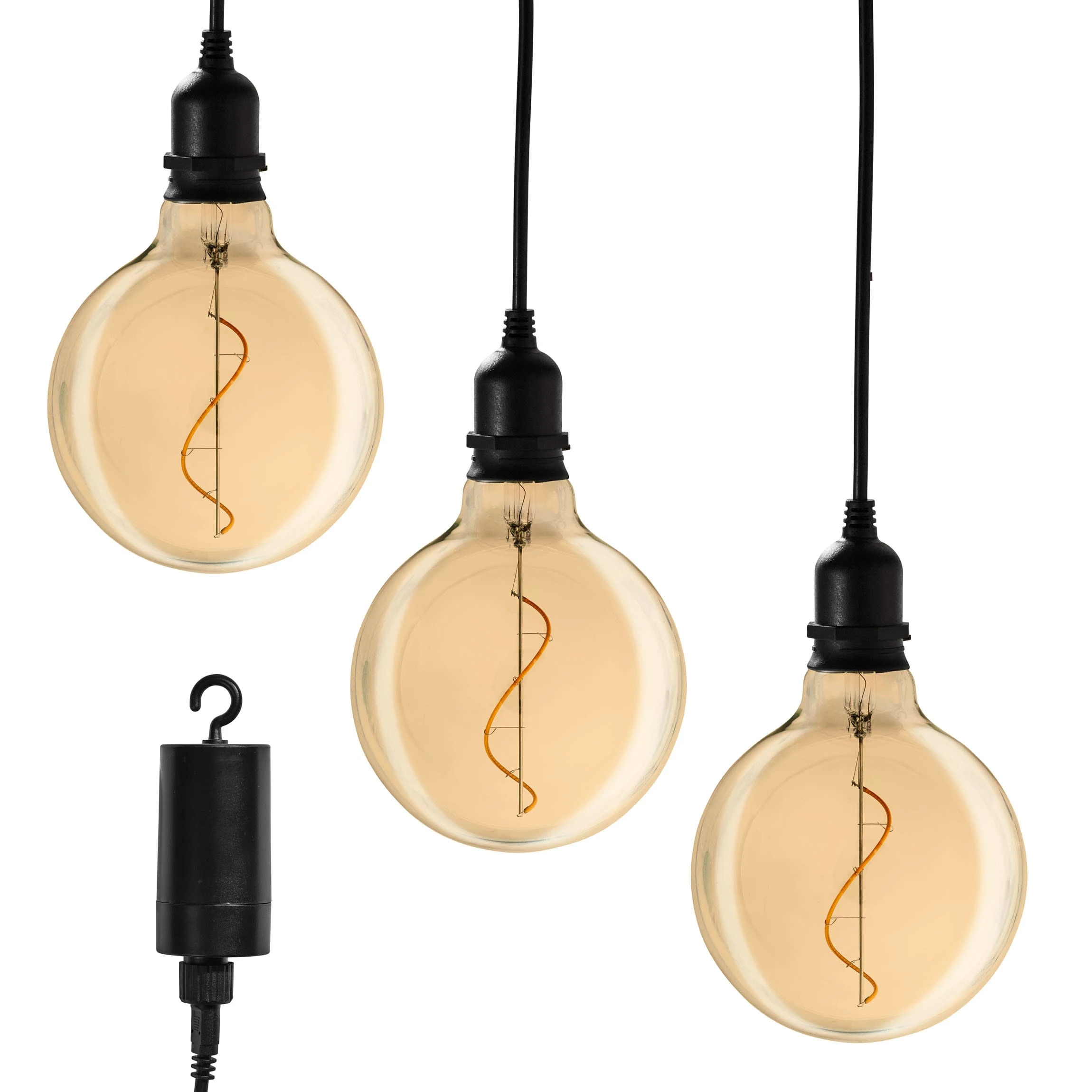 AMARE 3er Set Designleuchte Glow Batteriebetrieben KENNZEICHNUNG NICHT ERFORDERLICH In Gold – Bild 2