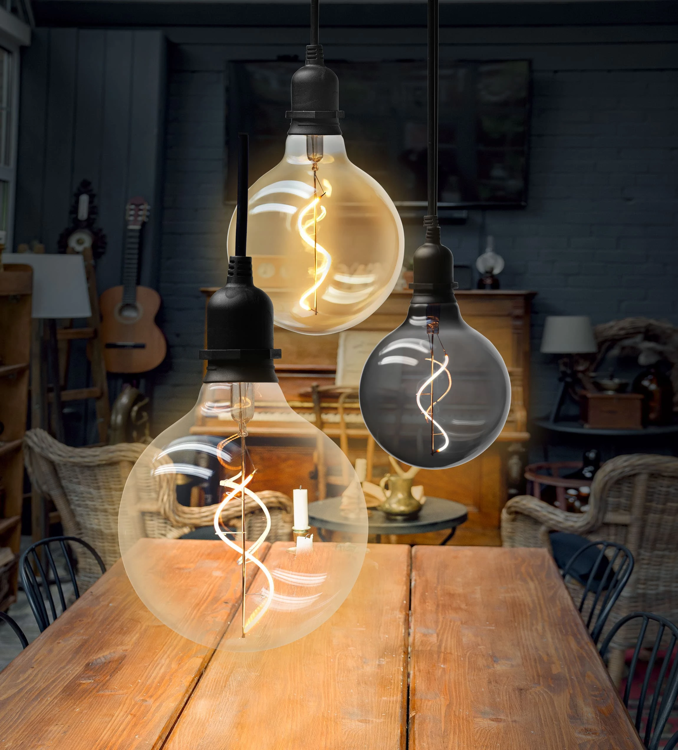 AMARE 3er Set Designleuchte Glow Batteriebetrieben KENNZEICHNUNG NICHT ERFORDERLICH In Smoky, Klar, Gold – Bild 5