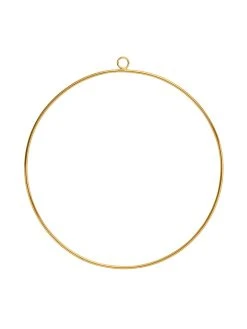 AMARE Deko-Metallring In Gold - Ø 30 Cm