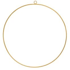 AMARE Dekorativer Türkranz 40 Cm Ring In Gold