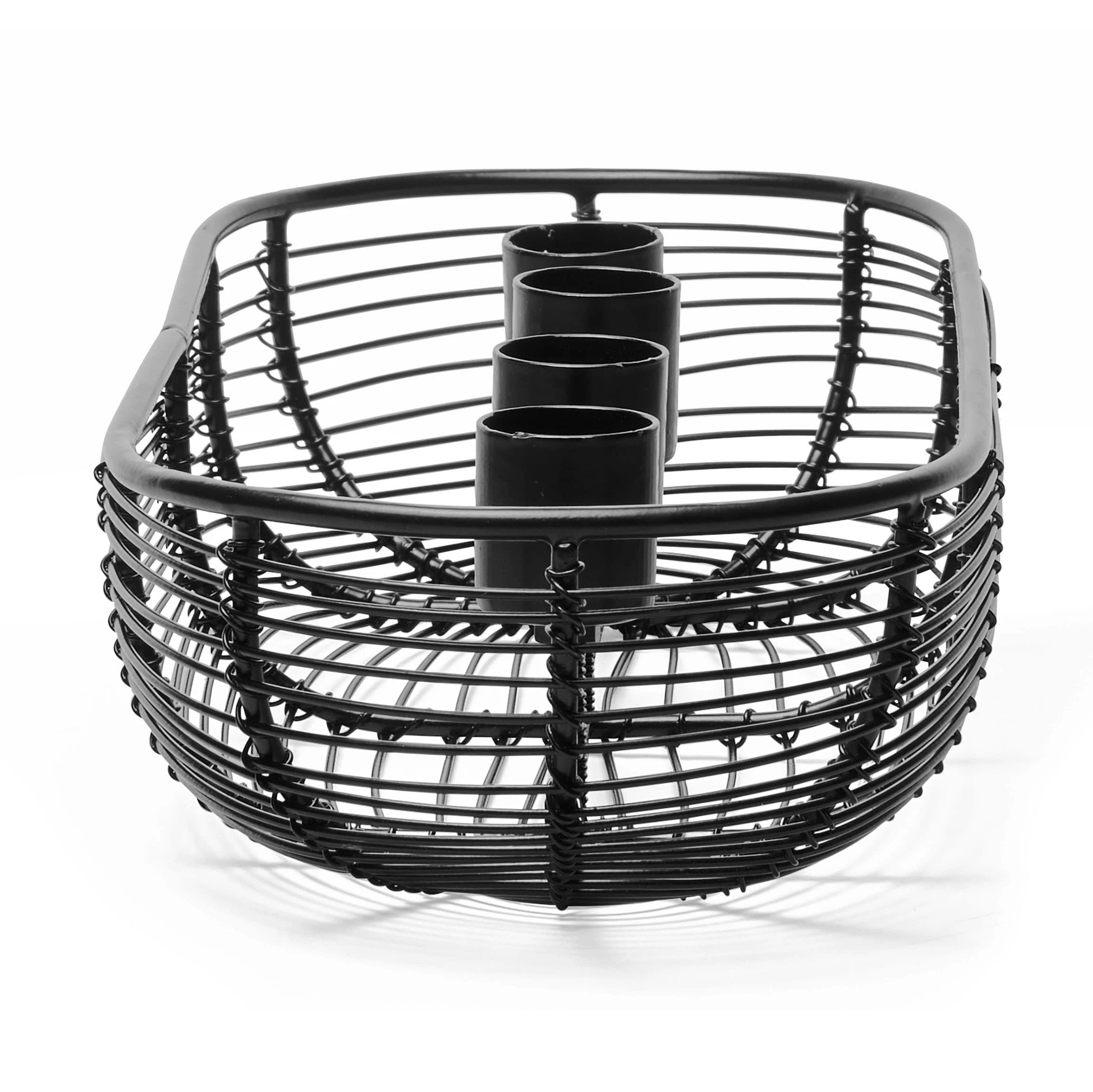 AMARE Draht Kandelaber Für 4 Kerzen In Schwarz – Bild 6