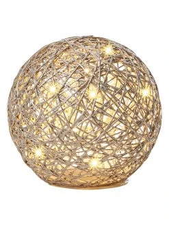 AMARE LED-Kugel In Gold - Ø 15 Cm