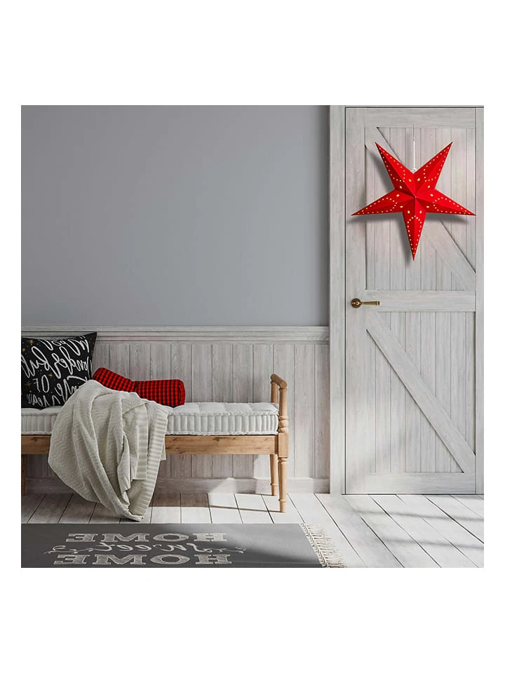 AMARE LED-Papierstern In Rot - (B)60 X (H)60 Cm – Bild 3