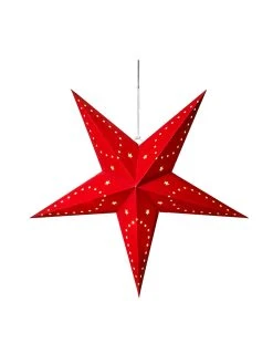 AMARE LED-Papierstern In Rot - (B)60 X (H)60 Cm