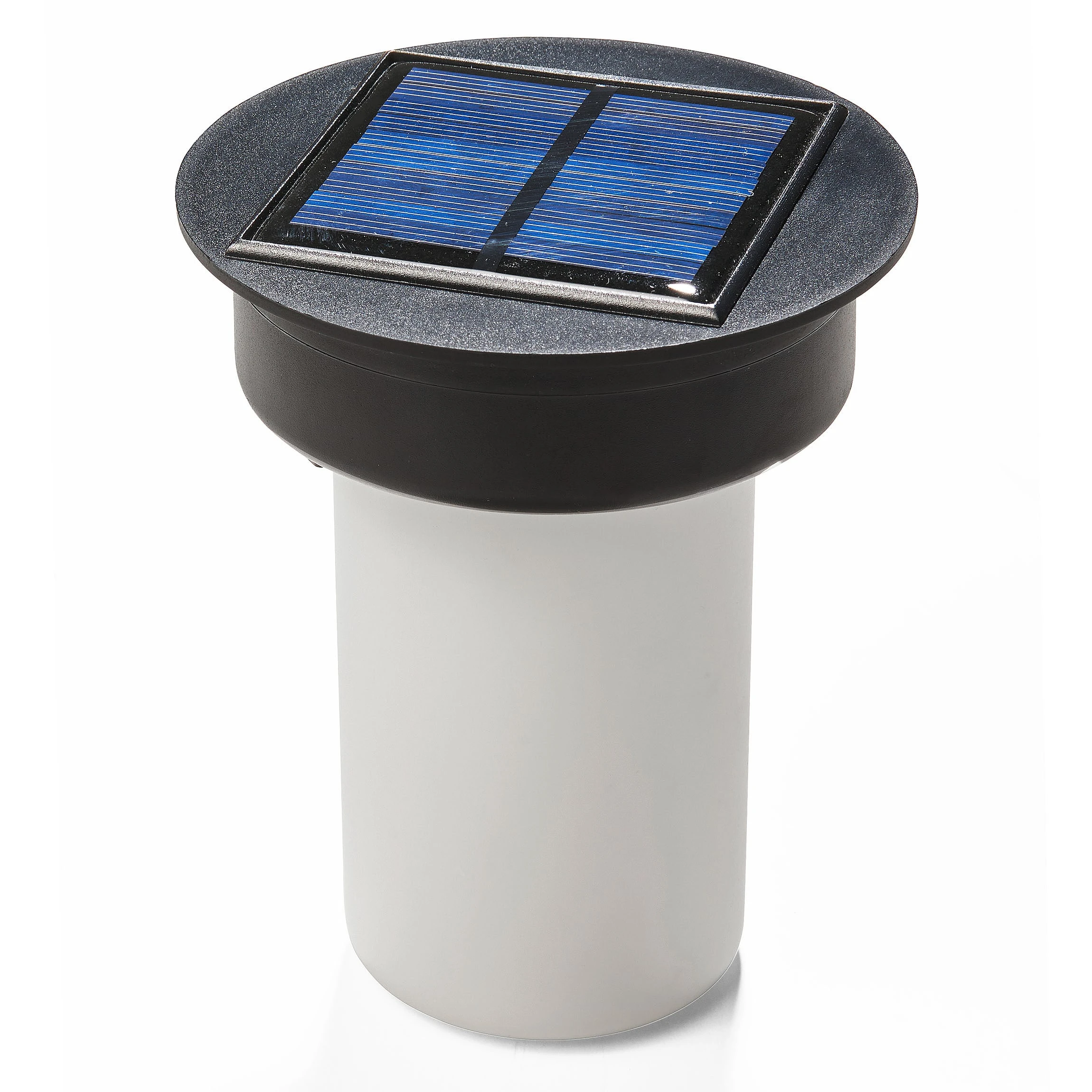 AMARE Solar Gartenfeuer Eckig NICHT ERFORDERLICH In Weiß