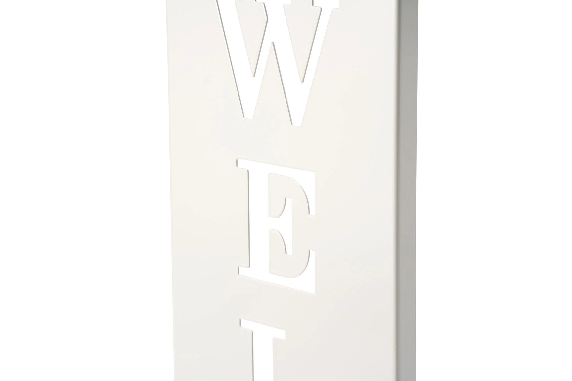 AMARE Stahl Standschild Welcome In Weiß – Bild 7