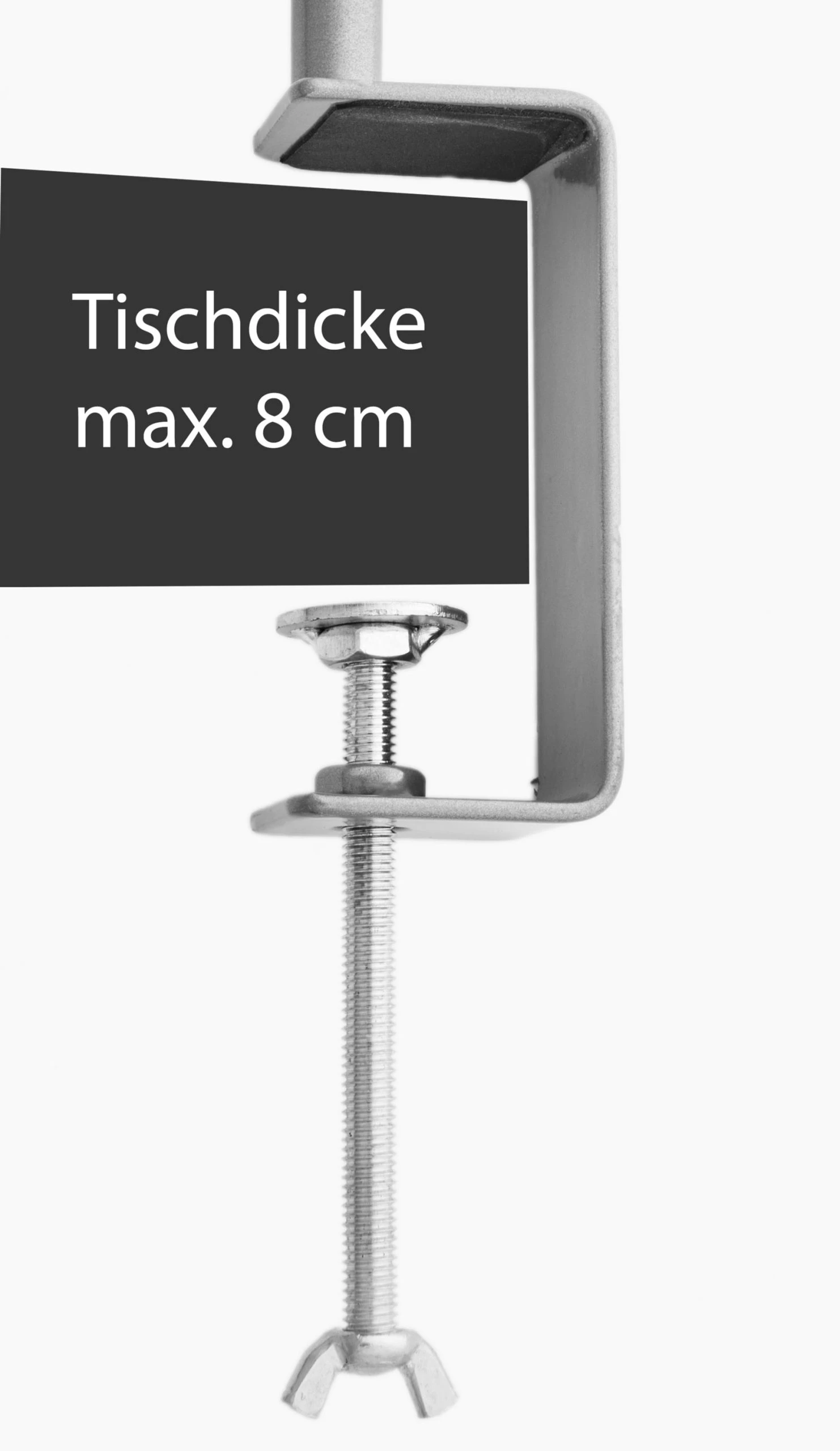 AMARE Tischdekostange Mit Klemme In Silber – Bild 6