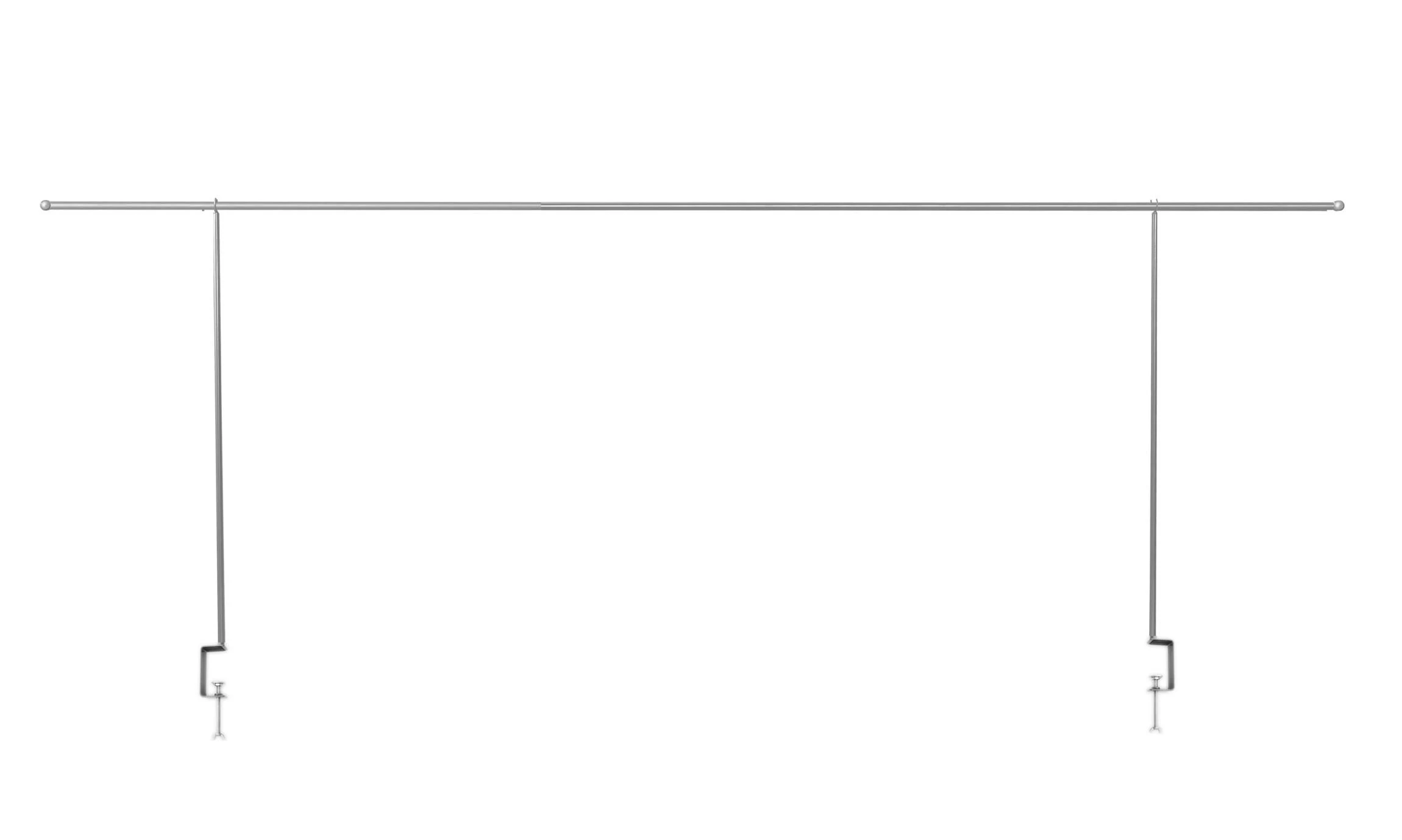 AMARE Tischdekostange Mit Klemme In Silber