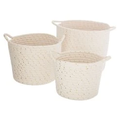 Atmosphera Créateur D'intérieur Aufbewahrungskörbe In Weiß