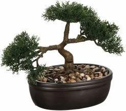 Atmosphera Créateur D'intérieur Bonsai Kunstpflanze In Schwarz