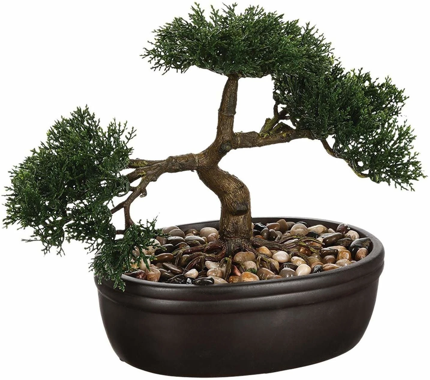 Atmosphera Créateur D'intérieur Bonsai Kunstpflanze In Schwarz