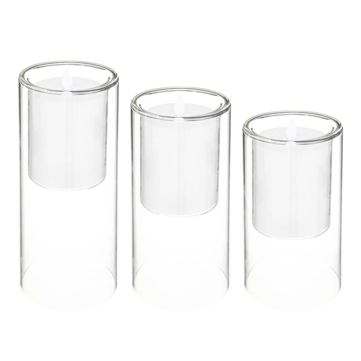 Atmosphera Créateur D'intérieur LED-Kerzen In Transparent