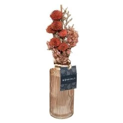 Atmosphera Créateur D'intérieur Trockenblumen In Rot