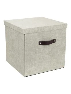 BigsoBox Aufbewahrungsbox "Logan" In Beige - (B)31,5 X (H)31 X (T)31,5 Cm