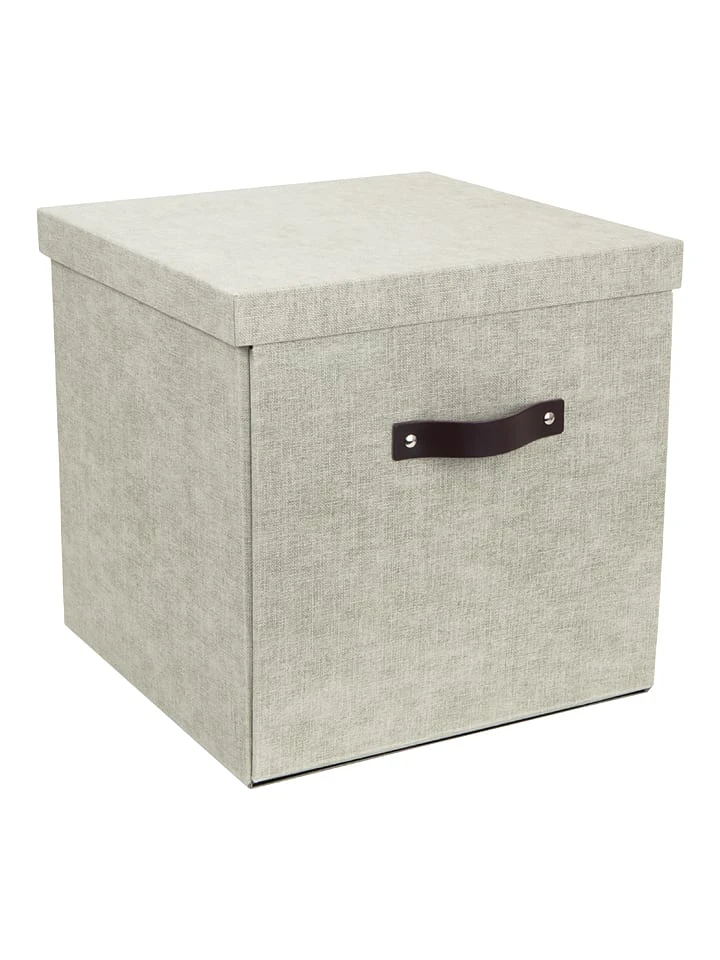 BigsoBox Aufbewahrungsbox "Logan" In Beige - (B)31,5 X (H)31 X (T)31,5 Cm