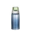 Bloomingville Kerzenhalter / Vase Glas Blau 12,5 Cm