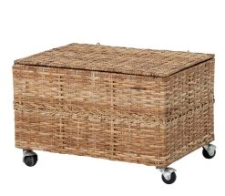 Bloomingville Korb Mit Deckel Und Rollen 56 Cm