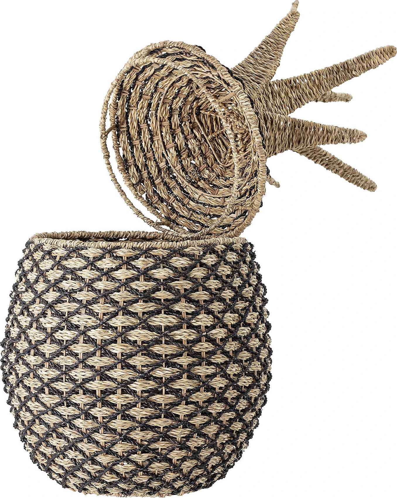 Bloomingville Mini Korb Mit Deckel Rosamaj, Pandan – Bild 3