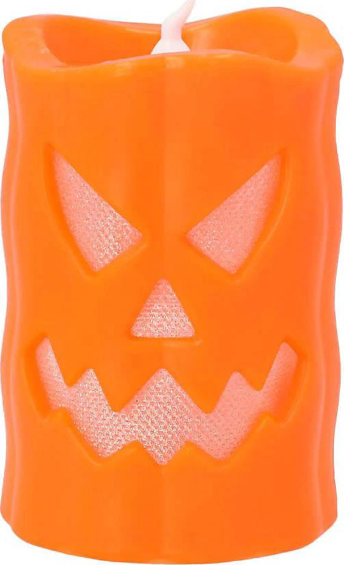 Boland LED-Kerze Kürbis, 10 X 6 Cm