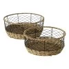 Boltze 2er-Set: Körbe "Kaluno" In Hellbraun/ Schwarz