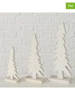 Boltze 3er-Set: Dekoaufsteller "Veli" In Weiß