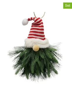 Boltze 4er-Set: Hängefiguren "Gösta" In Grün - (B)10 X (H)35 Cm