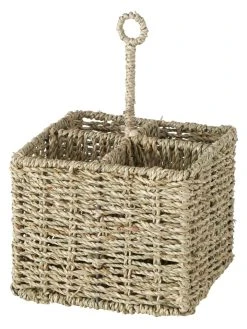 Boltze Korb "Elstra" In Hellbraun - (B)18 X (H)26,5 X (T)18 Cm