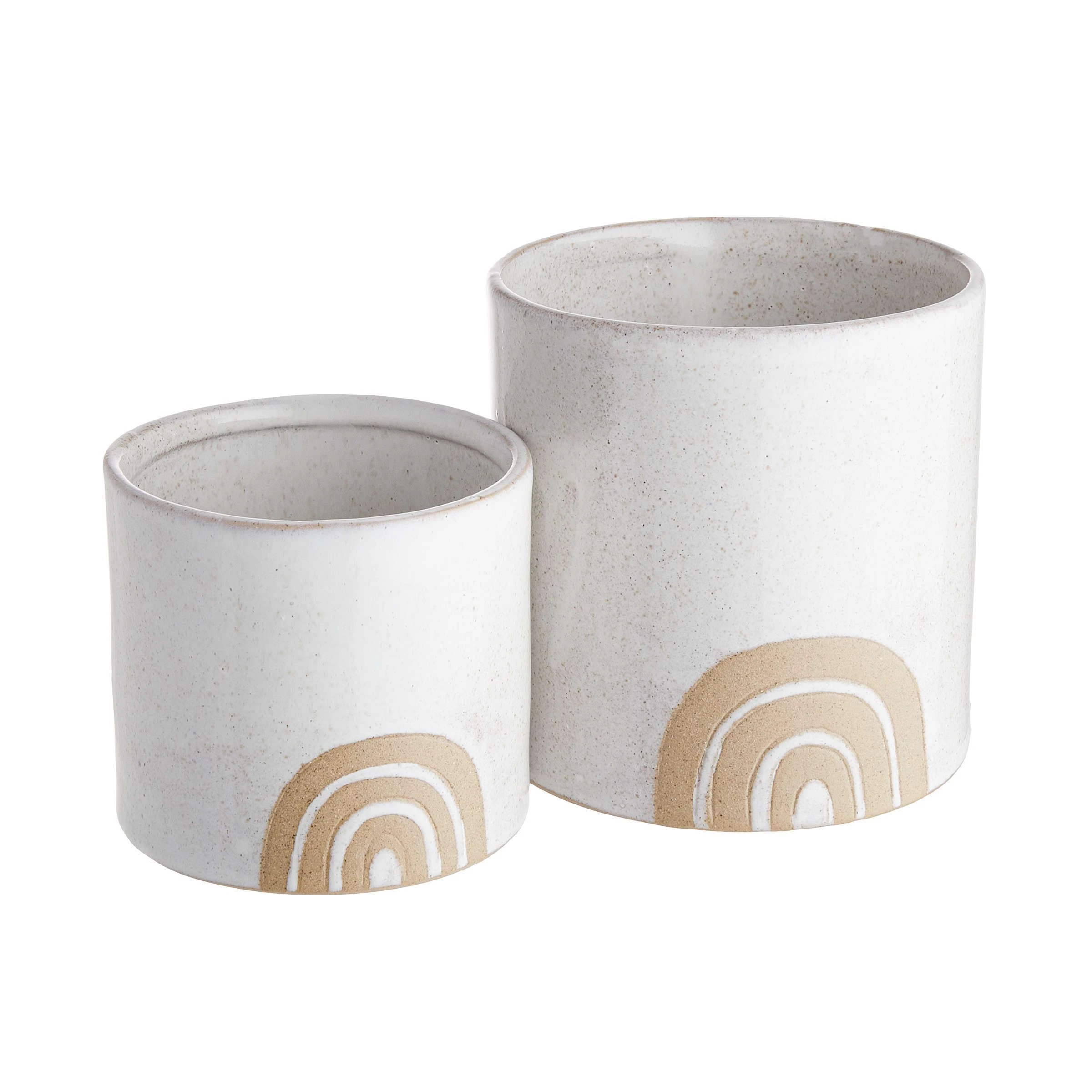 Butlers Blumentopf Ø15cm OVER THE RAINBOW In Weiß-Beige – Bild 4