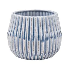 Butlers Blumentopf Rauten Ø 13 Cm PATTERSON In Pastellblau