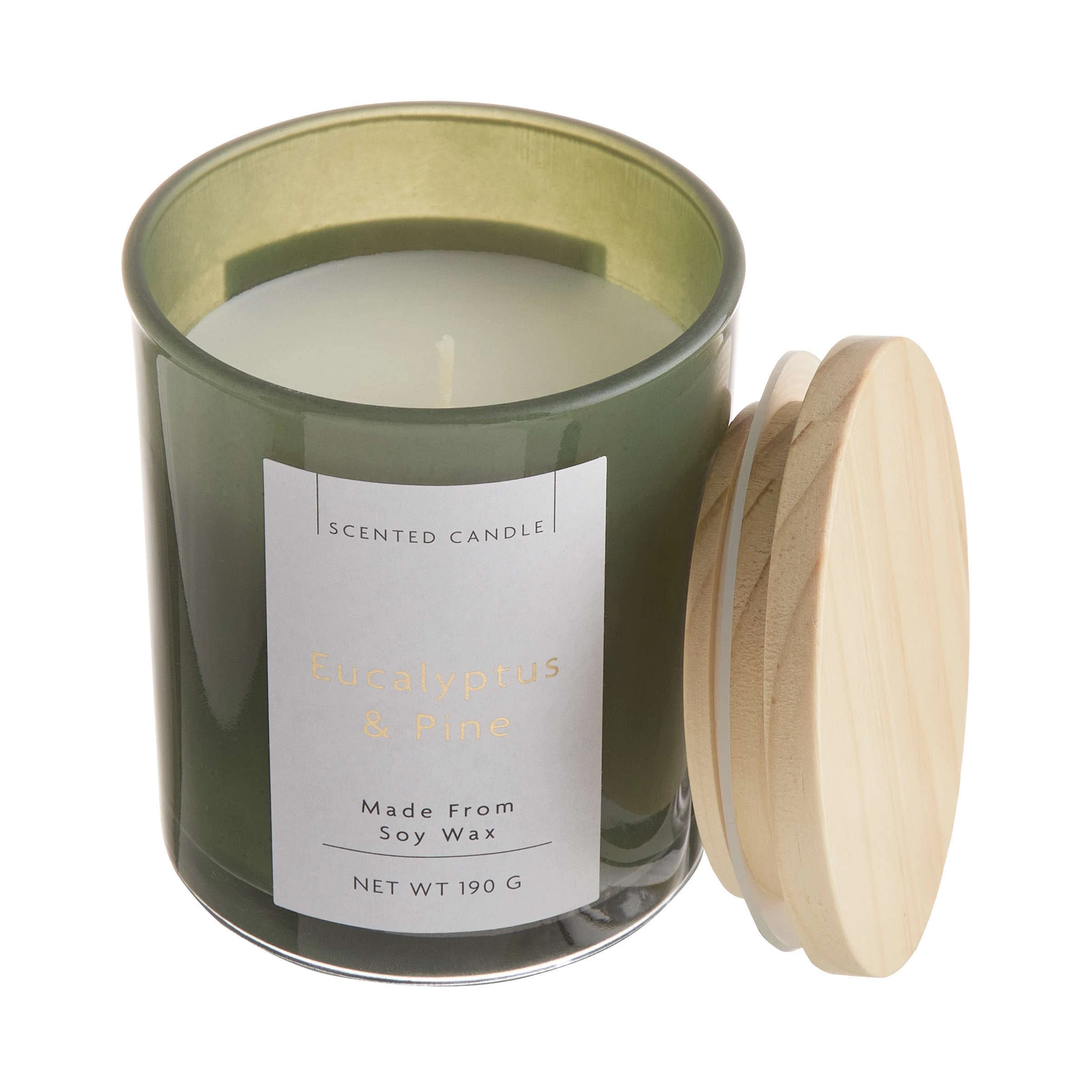 Butlers Duftkerze Eucalyptus & Pine Mit Sojawachs SCENTED CANDLE In Dunkelgrün – Bild 2