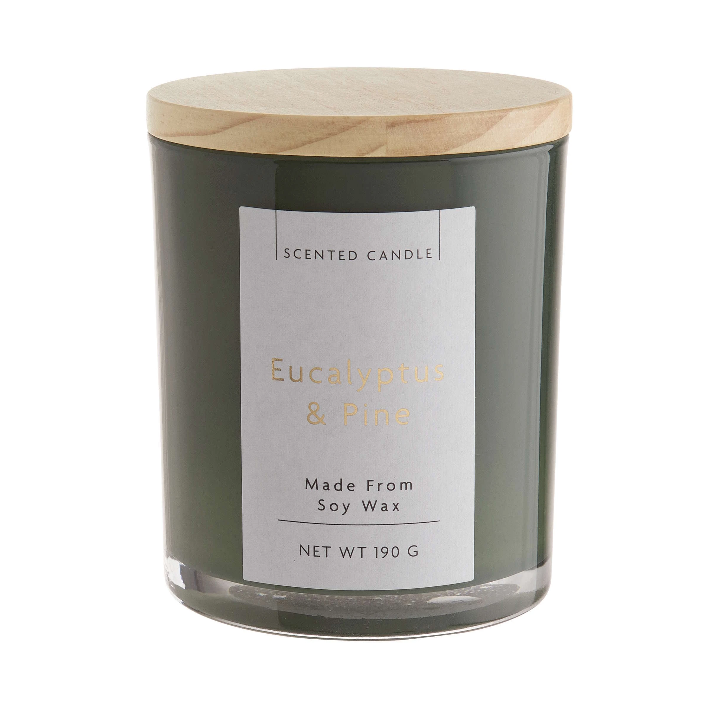 Butlers Duftkerze Eucalyptus & Pine Mit Sojawachs SCENTED CANDLE In Dunkelgrün