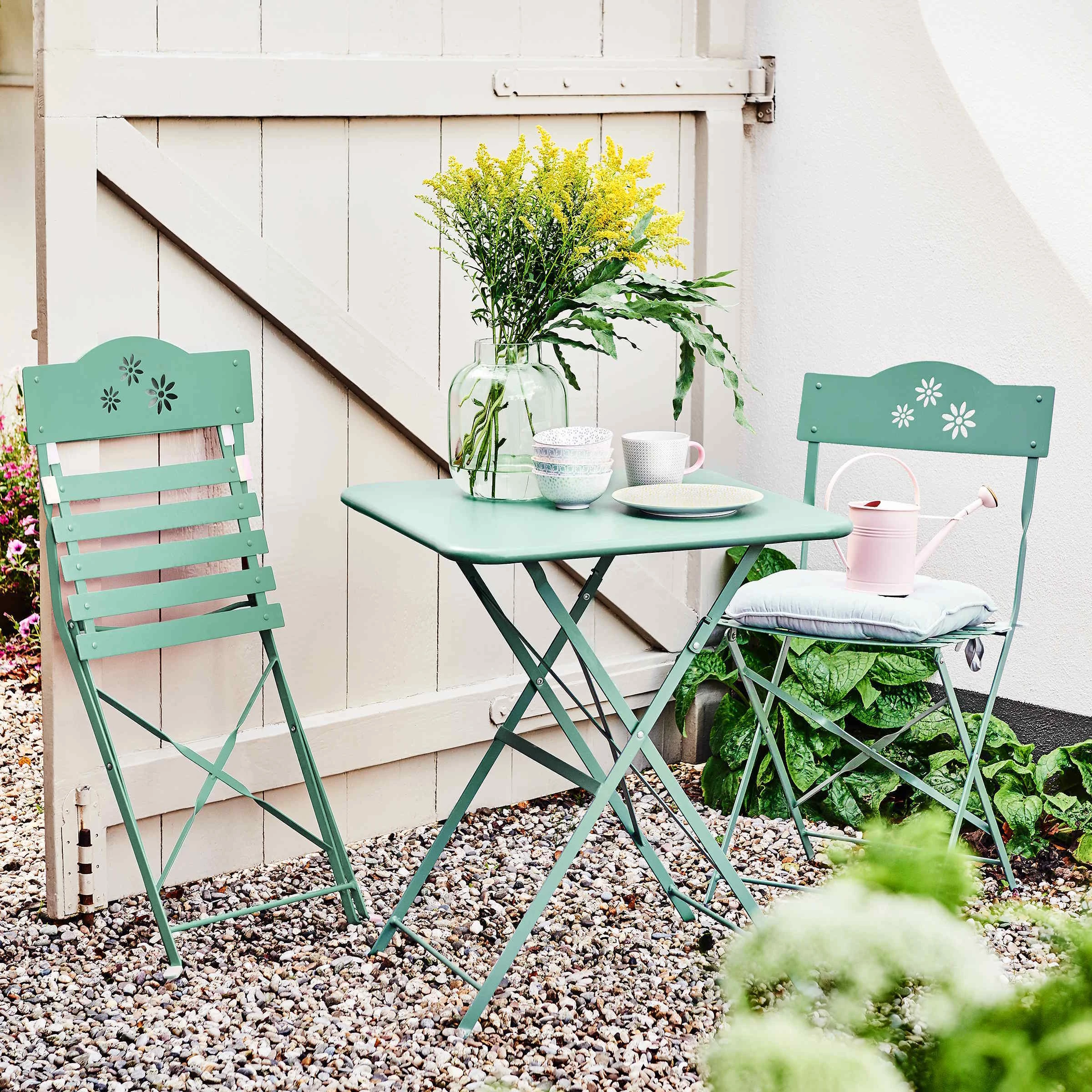 Butlers Glasvase Streifenstruktur BETTY In Hellgrün – Bild 4