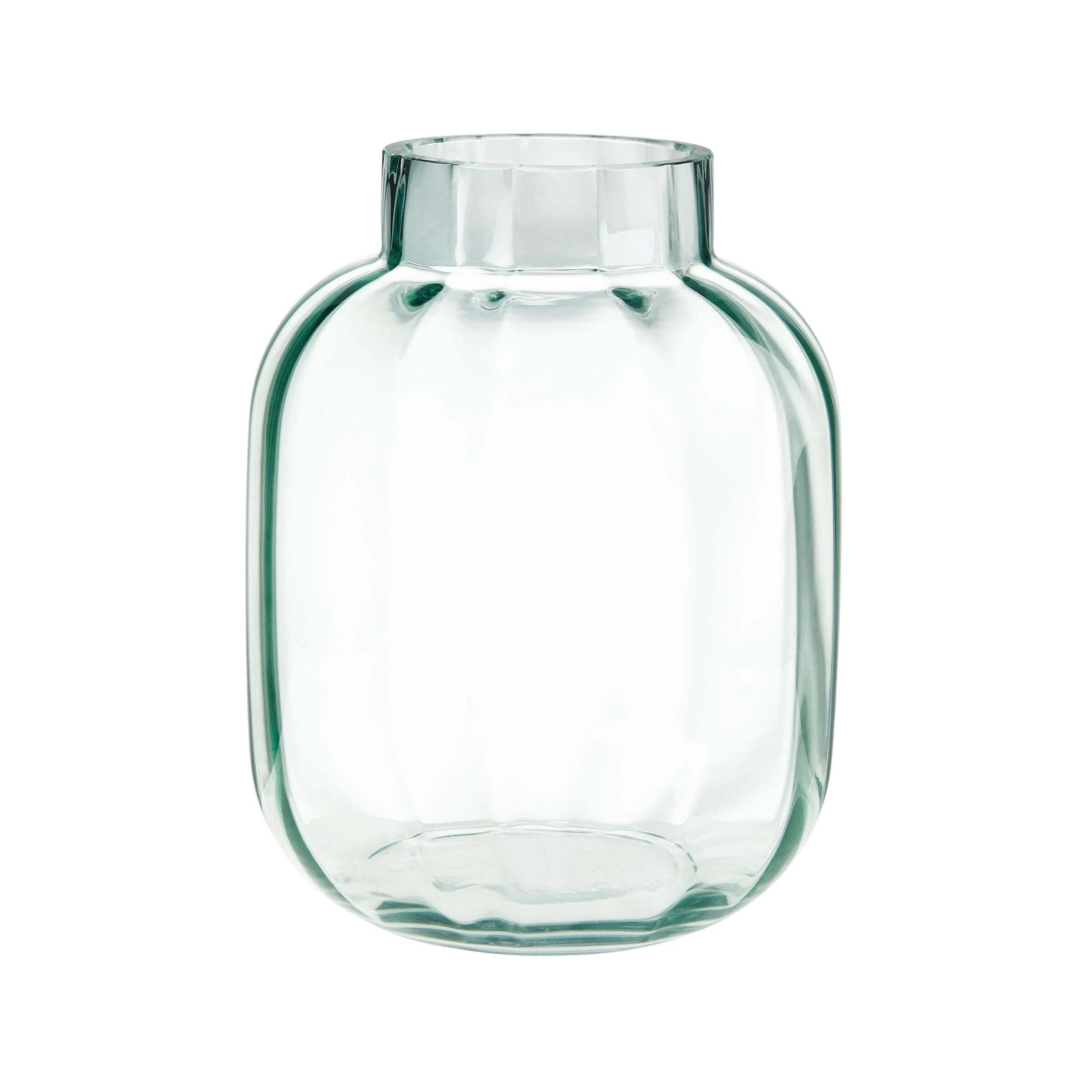 Butlers Glasvase Streifenstruktur BETTY In Hellgrün