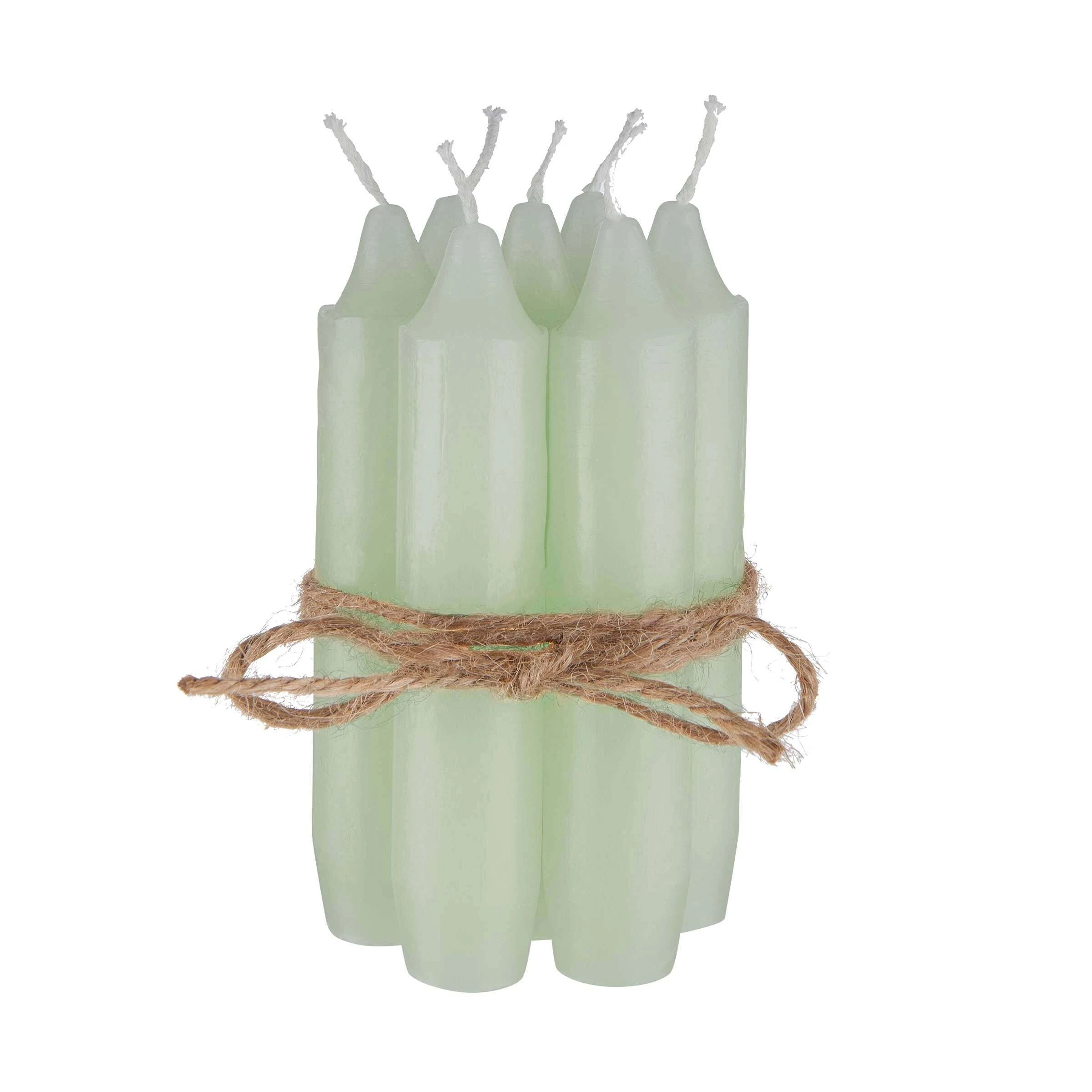 Butlers Kerzenhalter & Kerzen-Set Salbei LITTLE LIGHT In Silber-Salbei – Bild 4