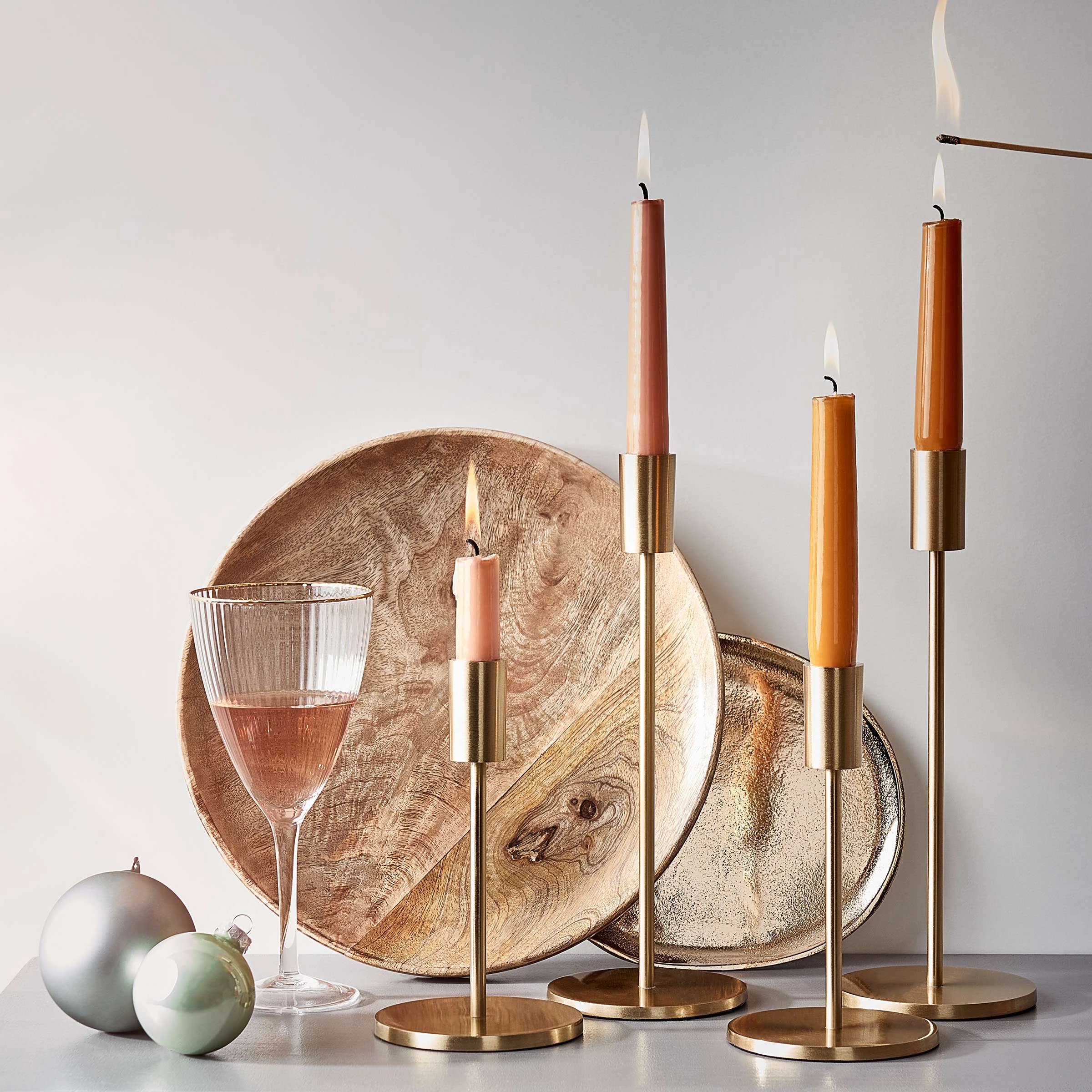 Butlers Kerzenhalter Höhe 29cm HIGHLIGHT In Gold – Bild 7