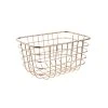 Butlers Korb Rechteckig L 25 X B 17cm OSIER In Roségold