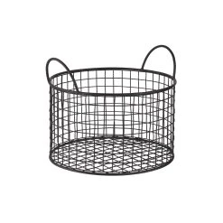 Butlers Korb Rund Ø22cm HOOP In Schwarz