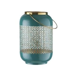 Butlers Laterne H 27cm EMILIE In Petrol