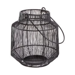 Butlers Laterne Höhe 18cm JAPANDI In Schwarz