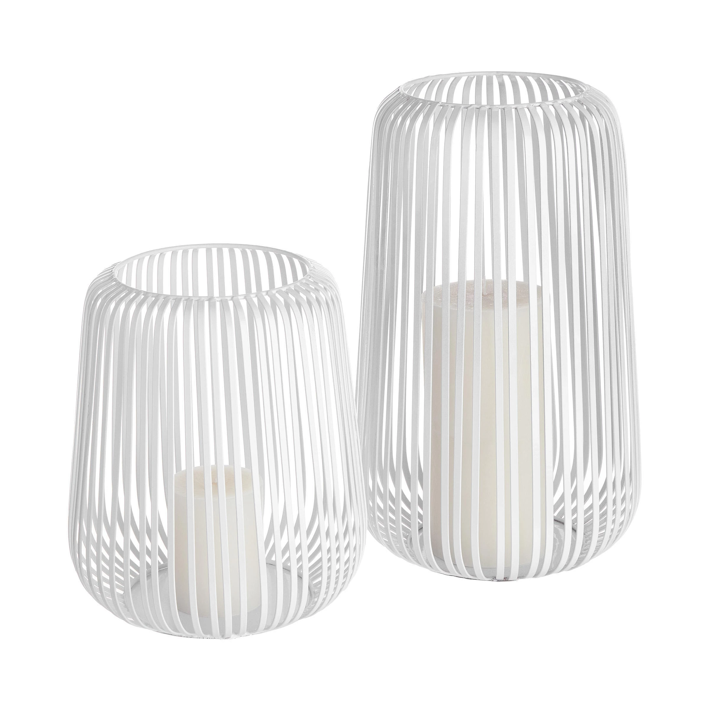 Butlers Laterne Höhe 36cm COCOON In Weiß – Bild 5