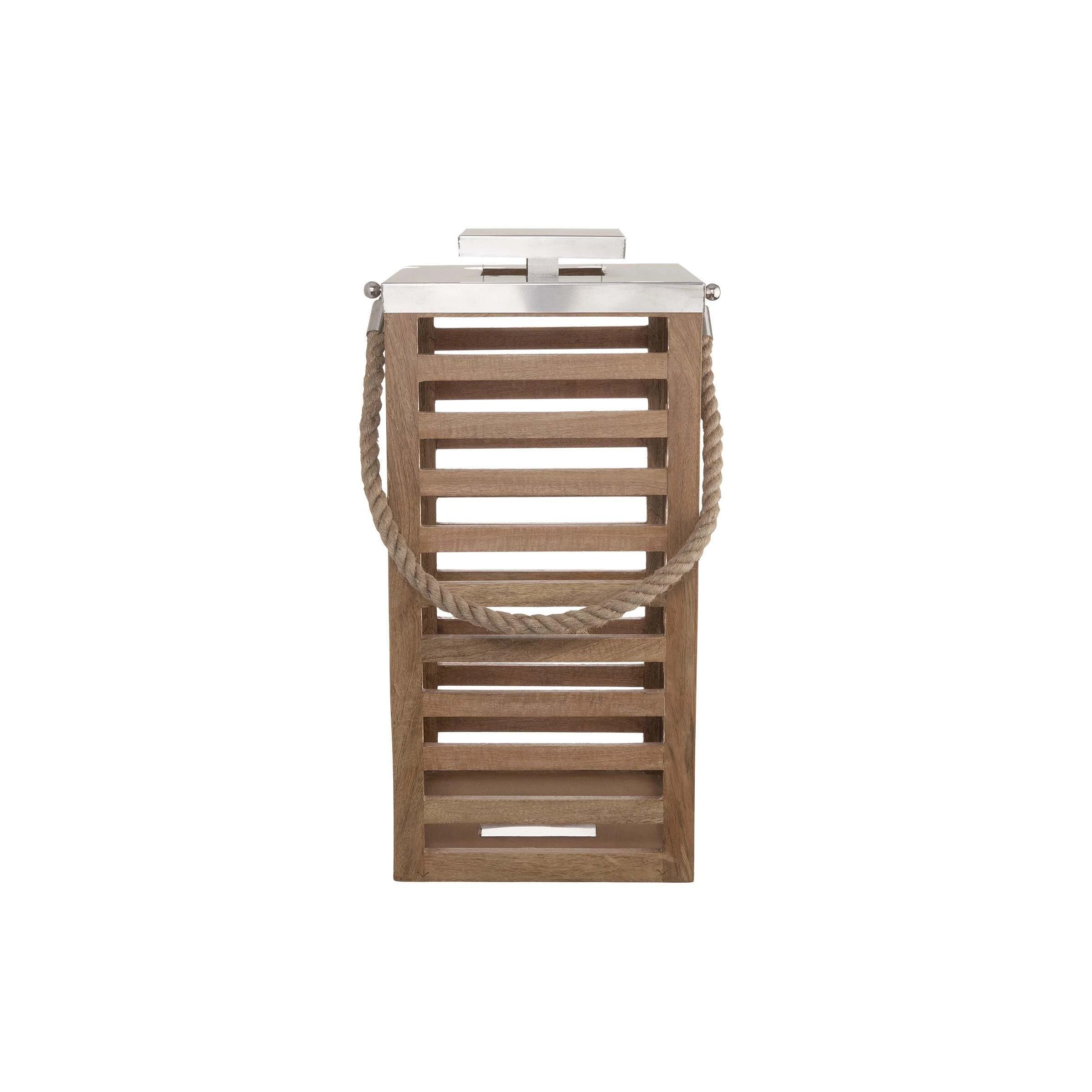 Butlers Laterne Mangoholz Höhe 54cm SHORE In Braun – Bild 5