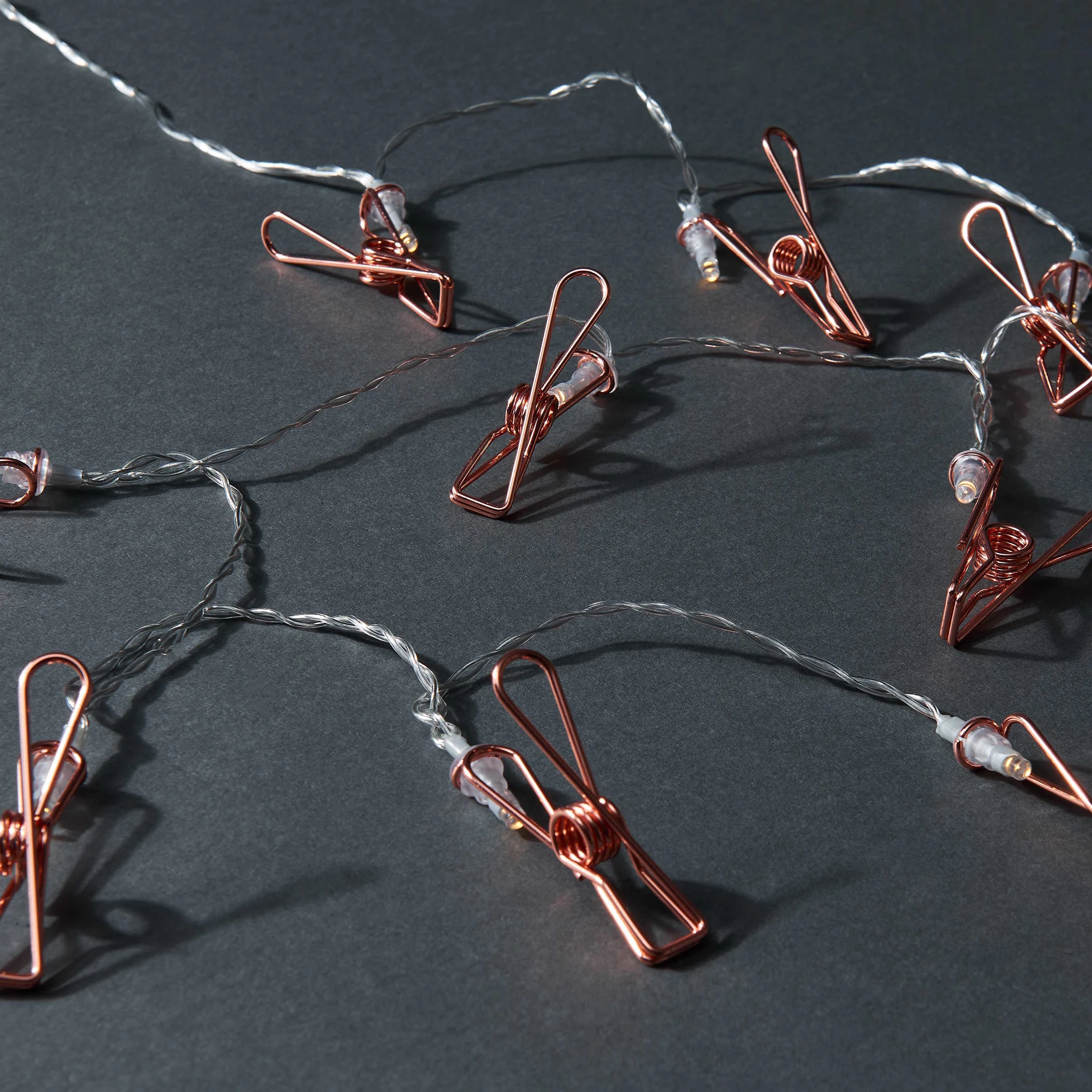 Butlers LED-Lichterkette Clips 10 Lichter Mit USB-Batteriefach CLIP COUTURE In Roségold – Bild 5