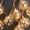 Butlers LED Lichterkette Trockenblume BULB LIGHTS In Natur