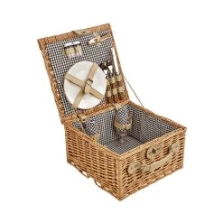 Butlers Picknickkorb Für 2 Personen B 32 X T 32cm A DAY IN THE PARK In Braun