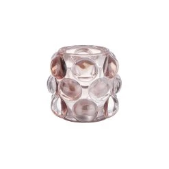 Butlers Teelichthalter Höhe 9cm BUBBLE In Hellrosa