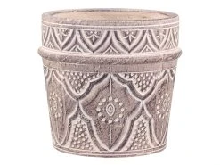 Chic Antique EVRON Blumentopf Mit Muster 18 Cm