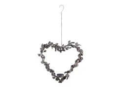 Chic Antique HERZ Kranz Für Teelicht Zum Hängen 27 Cm