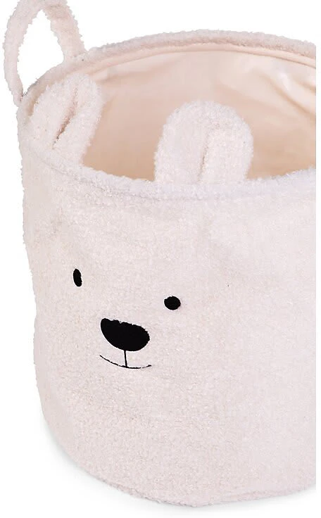 Childhome Aufbewahrungkorb TEDDY, 30 X 30 X 30 Cm, Altweiß – Bild 2